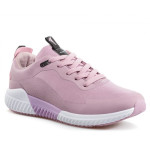 Розови дамски маратонки, текстилна материя - спортни обувки за пролетта и лятото N 100021788