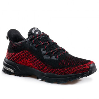 Черни дамски маратонки, текстилна материя - спортни обувки за пролетта и лятото N 100021791