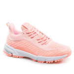 Розови дамски маратонки, текстилна материя - спортни обувки за пролетта и лятото N 100021795