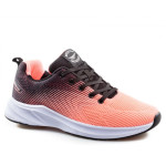Розови дамски маратонки, текстилна материя - спортни обувки за пролетта и лятото N 100021797