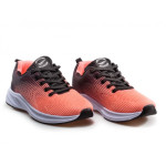 Розови дамски маратонки, текстилна материя - спортни обувки за пролетта и лятото N 100021797