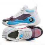 Бели мъжки маратонки, текстилна материя - спортни обувки за пролетта и лятото N 100021746