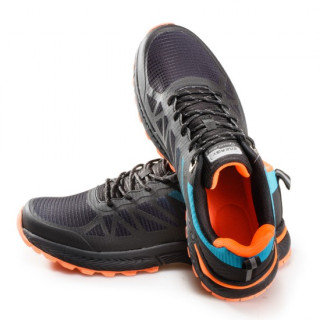 Черни мъжки маратонки, текстилна материя - спортни обувки за пролетта и лятото N 100021638
