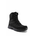 Черни мъжки боти, текстилна материя - спортни обувки за есента и зимата N 100022454