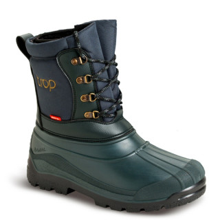 Зелени мъжки боти, pvc материя и текстилна материя - всекидневни обувки за есента и зимата N 100022542