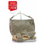 Зелен комплект обувки и чанта -  за лятото N 100022109