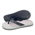 Сиви джапанки, pvc материя - ежедневни обувки за лятото N 100023082