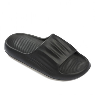 Черни джапанки, pvc материя - ежедневни обувки за лятото N 100023101