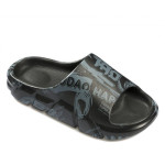 Черни джапанки, pvc материя - ежедневни обувки за лятото N 100023106