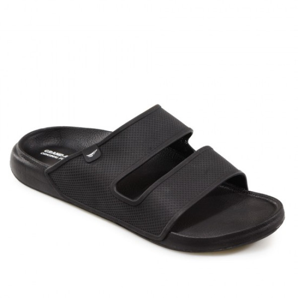 Черни джапанки, pvc материя - ежедневни обувки за лятото N 100023109