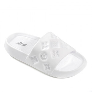 Бели джапанки, pvc материя - ежедневни обувки за лятото N 100023146 Бели джапанки, pvc материя - ежедневни обувки за лятото N 100023146