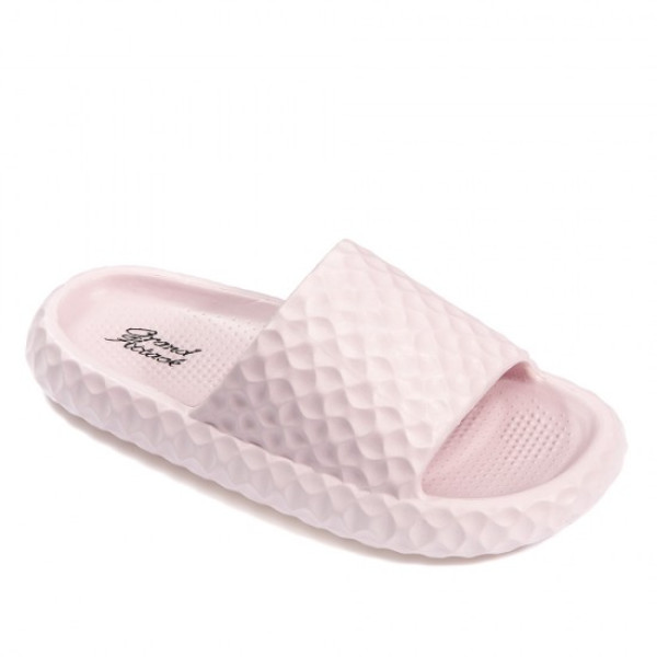 Розови джапанки, pvc материя - ежедневни обувки за лятото N 100023156