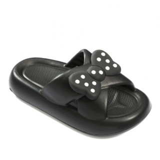 Черни джапанки, pvc материя - ежедневни обувки за лятото N 100023164