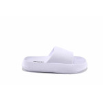Бели джапанки, pvc материя - ежедневни обувки за лятото N 100023063