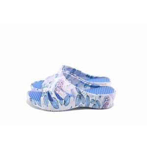 Сини джапанки, pvc материя - ежедневни обувки за лятото N 100023068