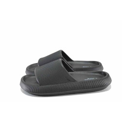 Черни анатомични джапанки, pvc материя - ежедневни обувки за лятото N 100023070