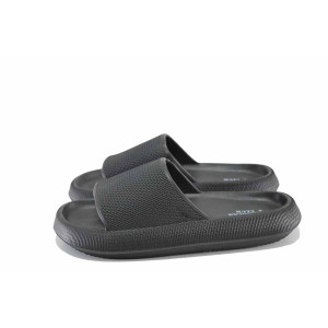 Черни анатомични джапанки, pvc материя - ежедневни обувки за лятото N 100023070