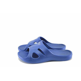 Сини джапанки, pvc материя - ежедневни обувки за лятото N 100023072