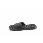 Черни джапанки, pvc материя - ежедневни обувки за лятото N 100023074
