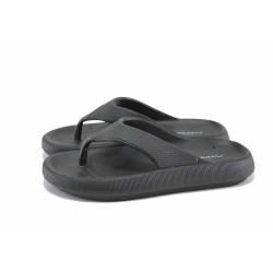 Черни анатомични джапанки, pvc материя - ежедневни обувки за лятото N 100023283