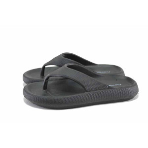 Черни анатомични джапанки, pvc материя - ежедневни обувки за лятото N 100023283