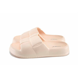 Оранжеви анатомични джапанки, pvc материя - всекидневни обувки за лятото N 100023286