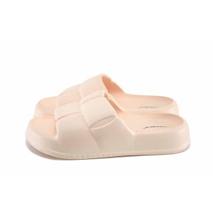 Оранжеви анатомични джапанки, pvc материя - всекидневни обувки за лятото N 100023286