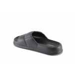 Черни джапанки, pvc материя - всекидневни обувки за лятото N 100023288