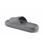 Сиви джапанки, pvc материя - всекидневни обувки за лятото N 100023290