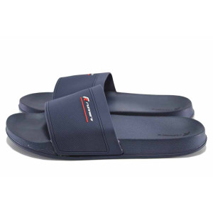 Тъмносини анатомични джапанки, pvc материя - ежедневни обувки за лятото N 100023291