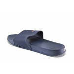 Тъмносини джапанки, pvc материя - ежедневни обувки за лятото N 100023291