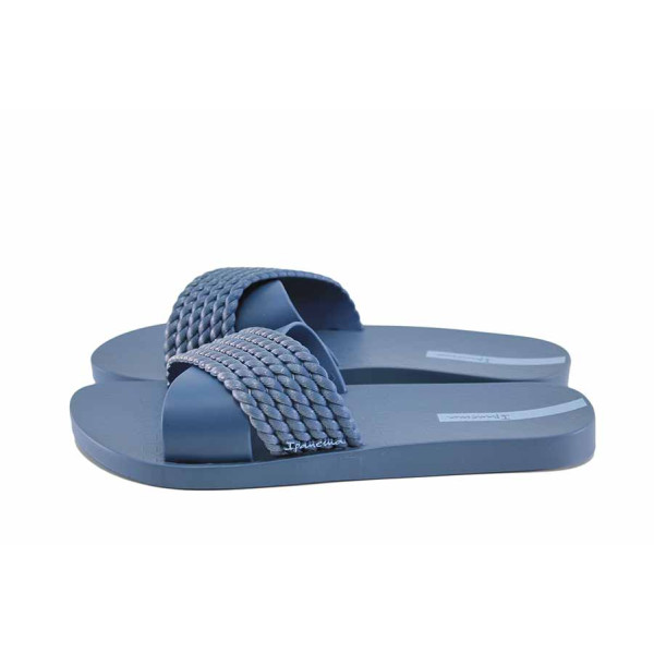 Сини джапанки, pvc материя - ежедневни обувки за лятото N 100023328