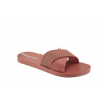Розови джапанки, pvc материя - ежедневни обувки за лятото N 100023329