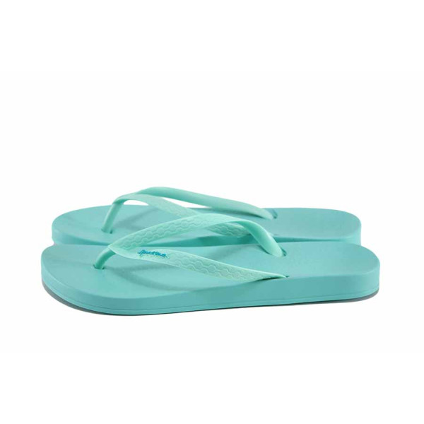 Зелени джапанки, pvc материя - ежедневни обувки за лятото N 100023331