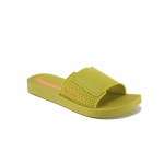 Зелени джапанки, pvc материя - ежедневни обувки за лятото N 100023332