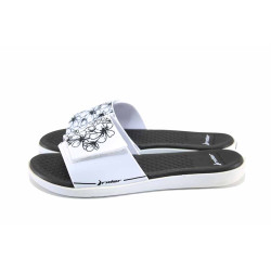 Бели анатомични джапанки, pvc материя - ежедневни обувки за лятото N 100023334