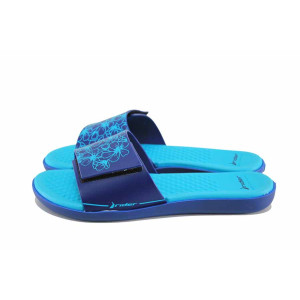 Сини анатомични джапанки, pvc материя - ежедневни обувки за лятото N 100023335