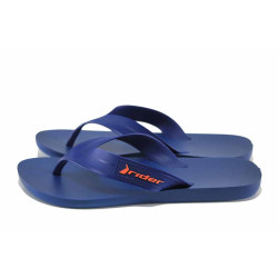 Сини джапанки, pvc материя - ежедневни обувки за лятото N 100023337