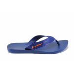 Сини джапанки, pvc материя - ежедневни обувки за лятото N 100023337