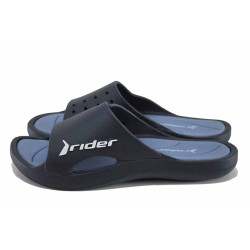 Сини джапанки, pvc материя - ежедневни обувки за лятото N 100023338