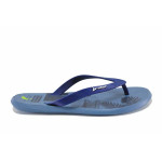 Сини джапанки, pvc материя - ежедневни обувки за лятото N 100023340