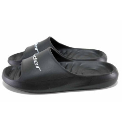 Черни анатомични джапанки, pvc материя - ежедневни обувки за целогодишно ползване N 100023517