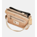 Бежово дамска чанта, здрава еко-кожа - удобство и стил за пролетта и лятото N 100023446