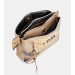 Бежово дамска чанта, здрава еко-кожа - удобство и стил за пролетта и лятото N 100023446