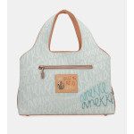 Синьо дамска чанта, здрава еко-кожа - удобство и стил за пролетта и лятото N 100023455