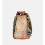 Кафяво дамска чанта, здрава еко-кожа - удобство и стил за пролетта и лятото N 100023448