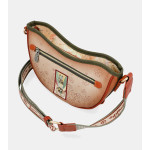 Бежово дамска чанта, здрава еко-кожа - удобство и стил за пролетта и лятото N 100023447