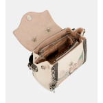 Бежова дамска чанта, здрава еко-кожа - удобство и стил за лятото N 100023306
