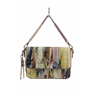 Розова дамска чанта, здрава еко-кожа - удобство и стил за пролетта и лятото N 100022751