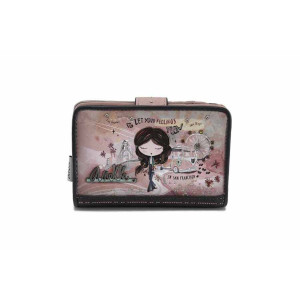 Розово портмоне, здрава еко-кожа - удобство и стил за пролетта и лятото N 100022768